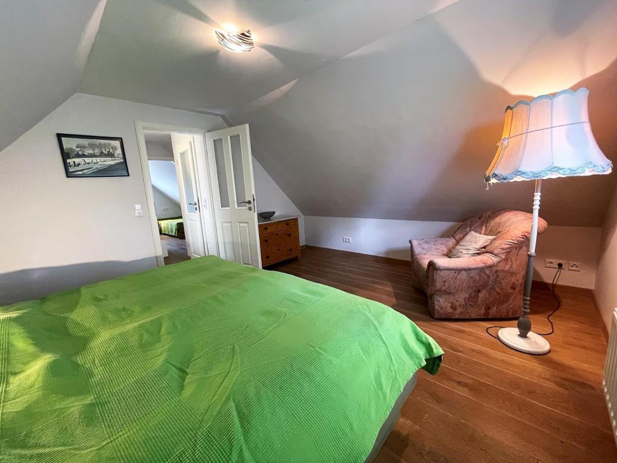 Das Puppenhaus, Reetdach, Sauna, Kamin, Eingezaeunt, Badewanne, Haustiere Willkommen Emmelsbull-Horsbull Exterior foto