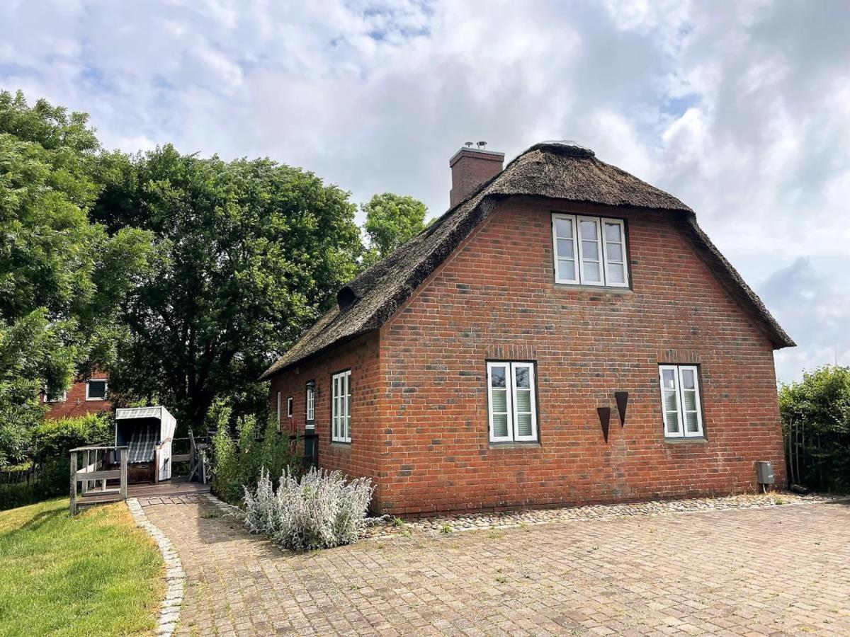 Das Puppenhaus, Reetdach, Sauna, Kamin, Eingezaeunt, Badewanne, Haustiere Willkommen Emmelsbull-Horsbull Exterior foto