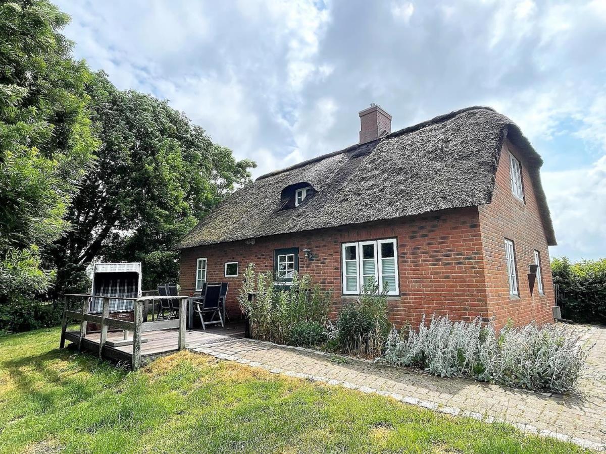 Das Puppenhaus, Reetdach, Sauna, Kamin, Eingezaeunt, Badewanne, Haustiere Willkommen Emmelsbull-Horsbull Exterior foto